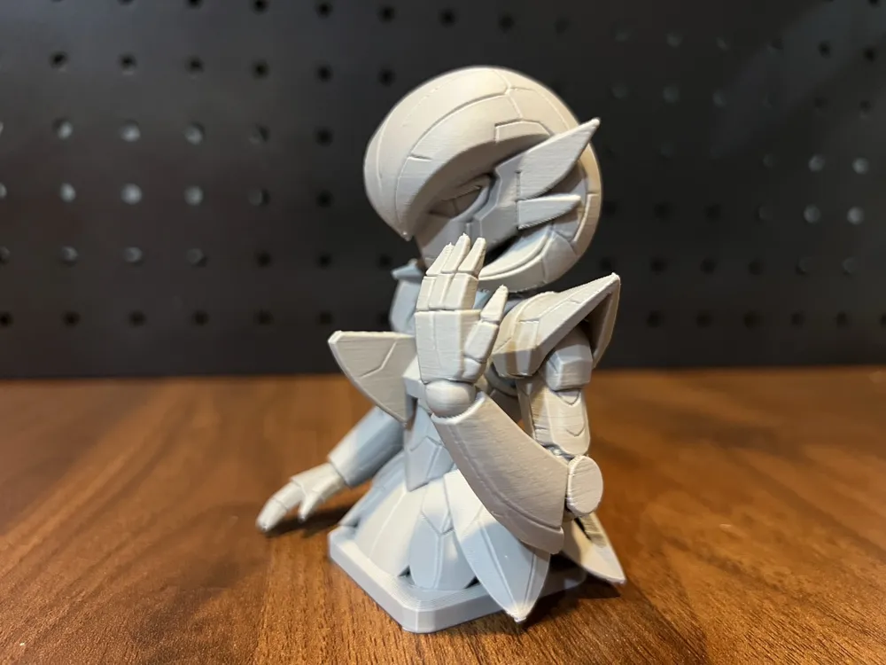 Psychic Model Mecha Pokemon Series – Gardevoir Bust in Armor - Free 3D Print Model ...