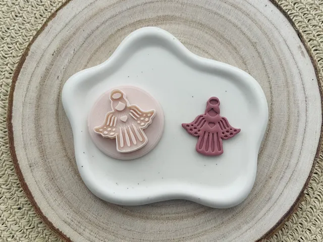 Angel Polymer Clay Earrings Cutter