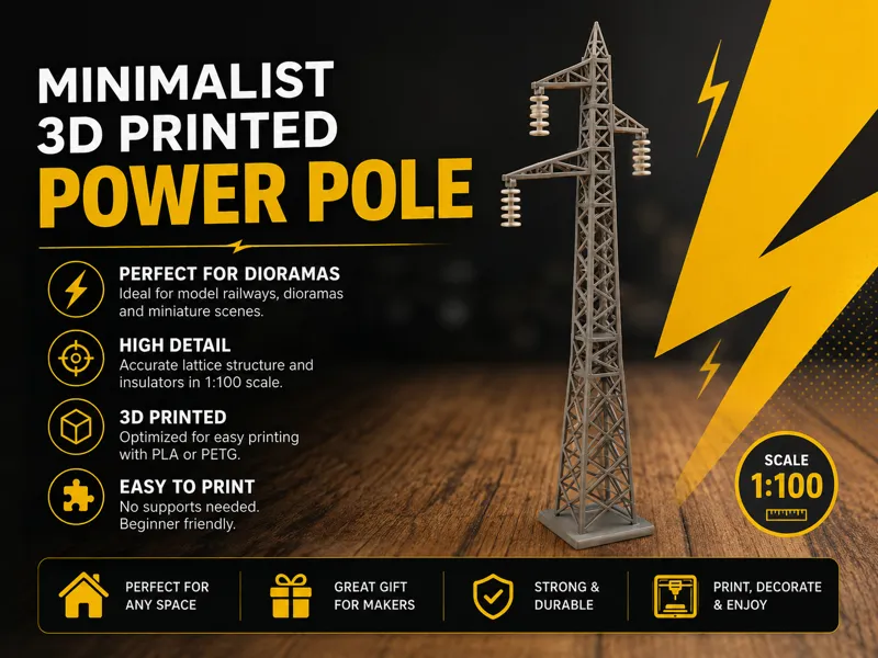 1:100 110 kV Single-Circuit Steel Lattice Tower