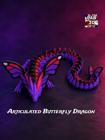 Adorno temático: Articulated Butterfly Dragon — vista de referencia 2
