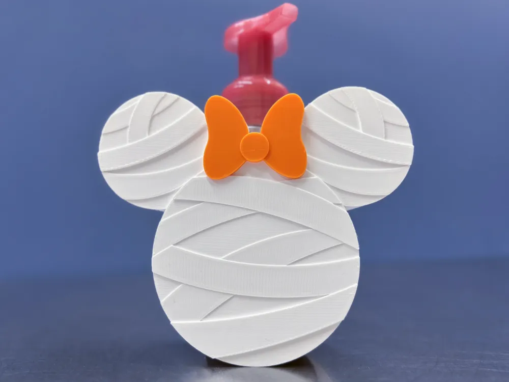Soporte: Minnie Mummy Bath & Body Soap Holder. Referencia del modelo original.