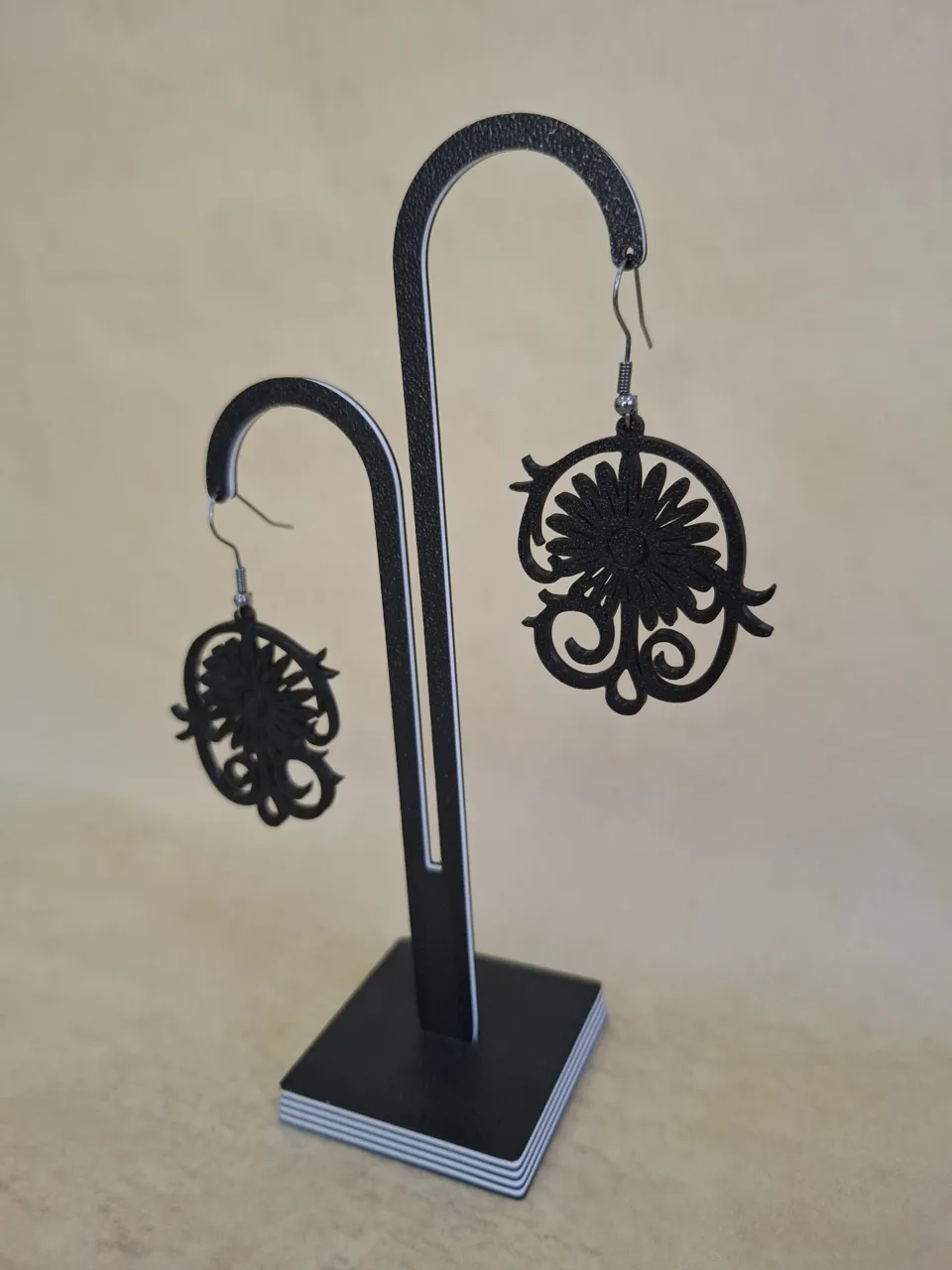 Floral Elegance Earrings | Lightweight Jewelry view 2