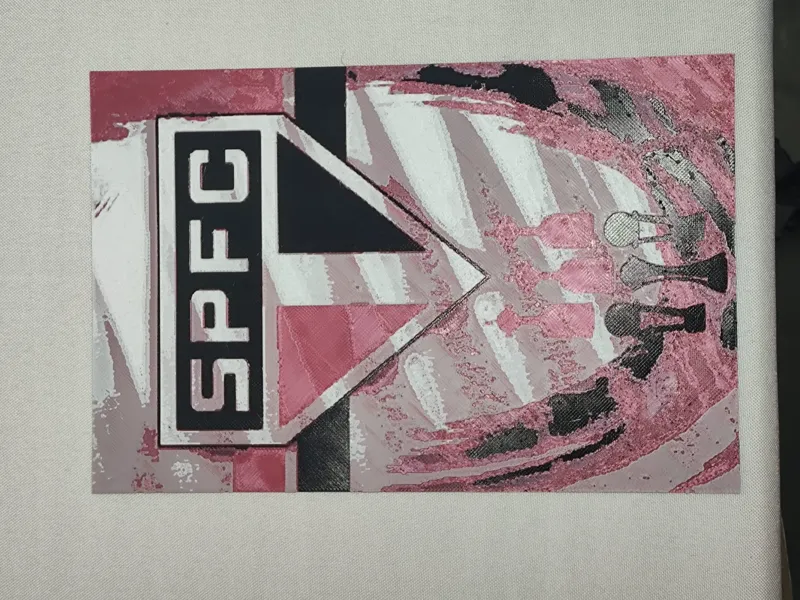 São Paulo FC Hueforge – Full Color Wall Art