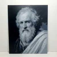 Archimedes Portrait 3-Color Grayscale 192mm x 240mm
