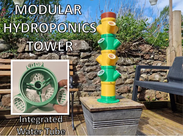 Modular Hydroponics Tower V2
