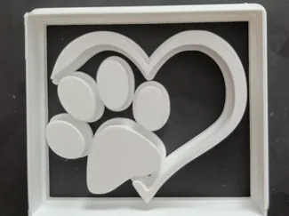 Formina cuore e zampetta