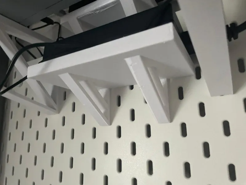 Ikea skadis power connector shelf