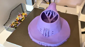 Accesorio para impresora 3D: Halloween Witch Hat Candy Bowl (No AMS & AMS) — vista de referencia 3