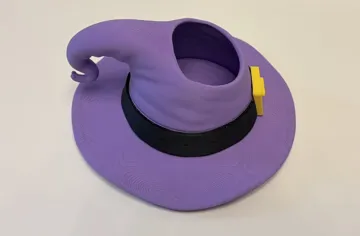 Accesorio para impresora 3D: Halloween Witch Hat Candy Bowl (No AMS & AMS) — vista de referencia 5