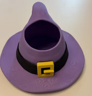 Accesorio para impresora 3D: Halloween Witch Hat Candy Bowl (No AMS & AMS) — vista de referencia 4
