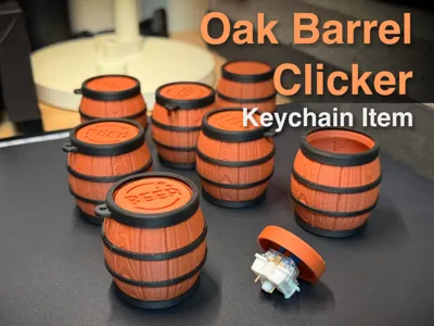 Beer Oak Barrel Clicker