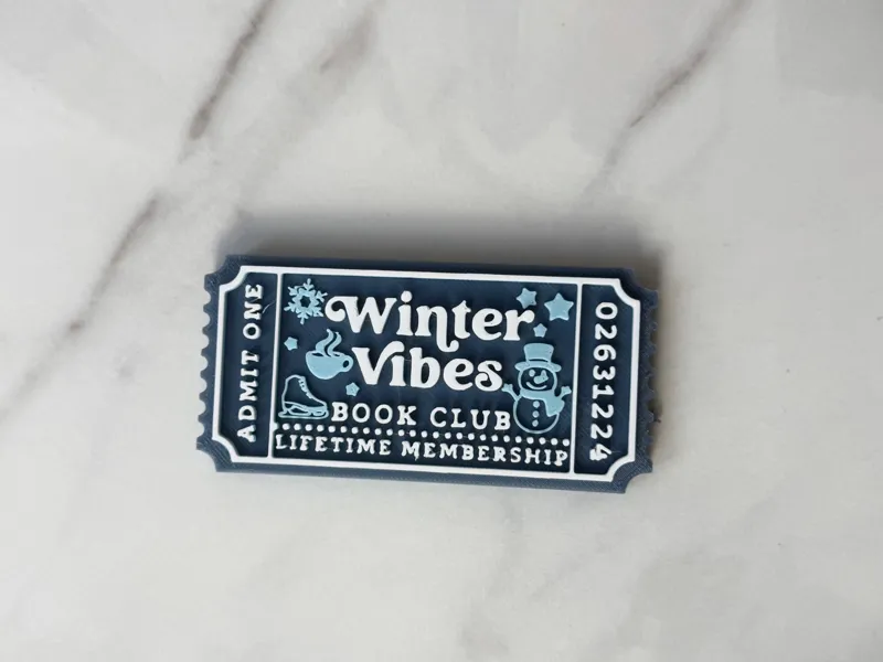Winter Vibes Book Club Ticket