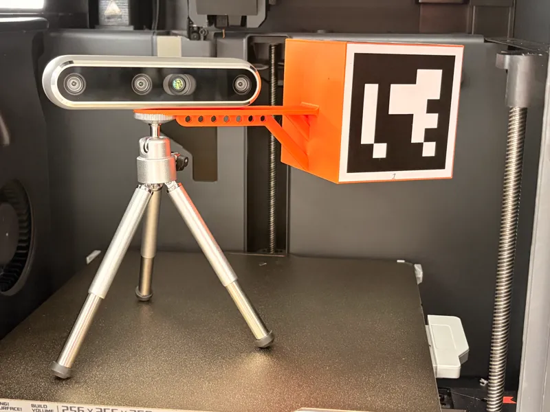 aruco marker cube with camera stand