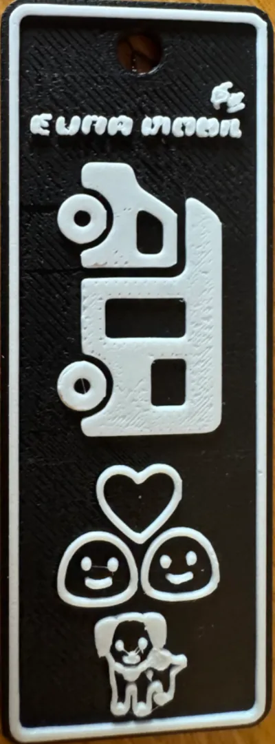 Motorhome Keychain