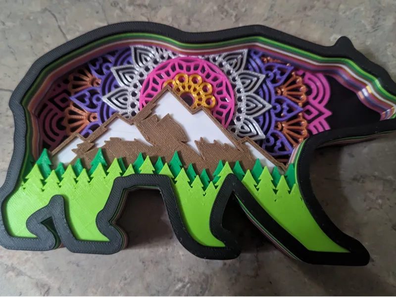 Mandala Bear