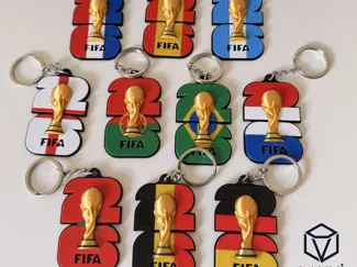 Llaveros Banderas Logo World Cup 2026