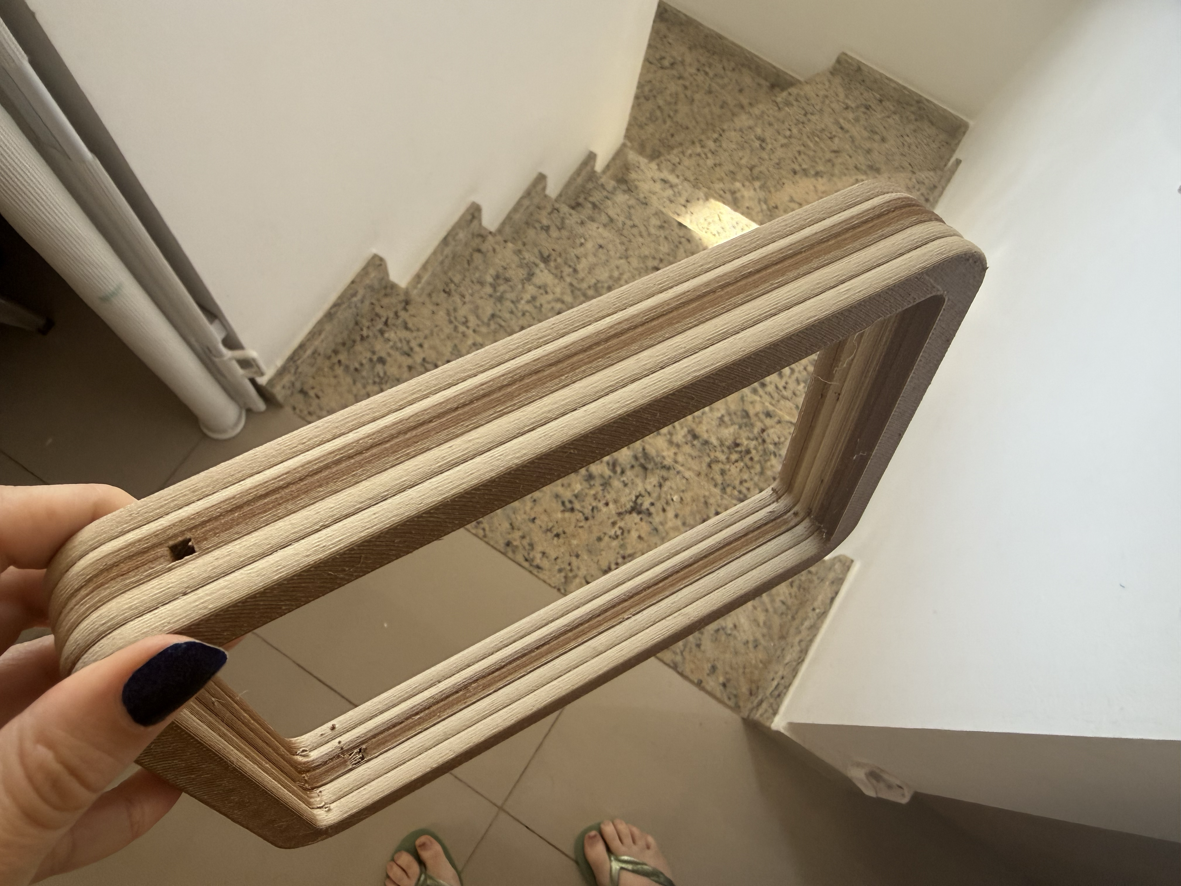 Miniatura 7 do modelo 3D Customizable Hanging Picture Frame