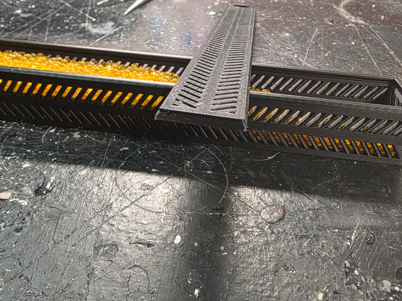 silica gel box 224x29x24 solid bottom no mess pla