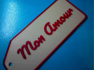 Gift Name Tag Parametric Customizable