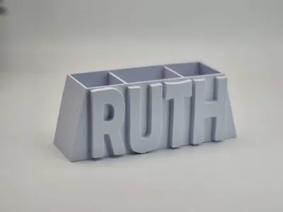 Pencil holder name RUTH