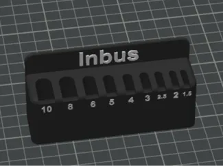 Inbusschlüsselhalter für Küpper pegboard
