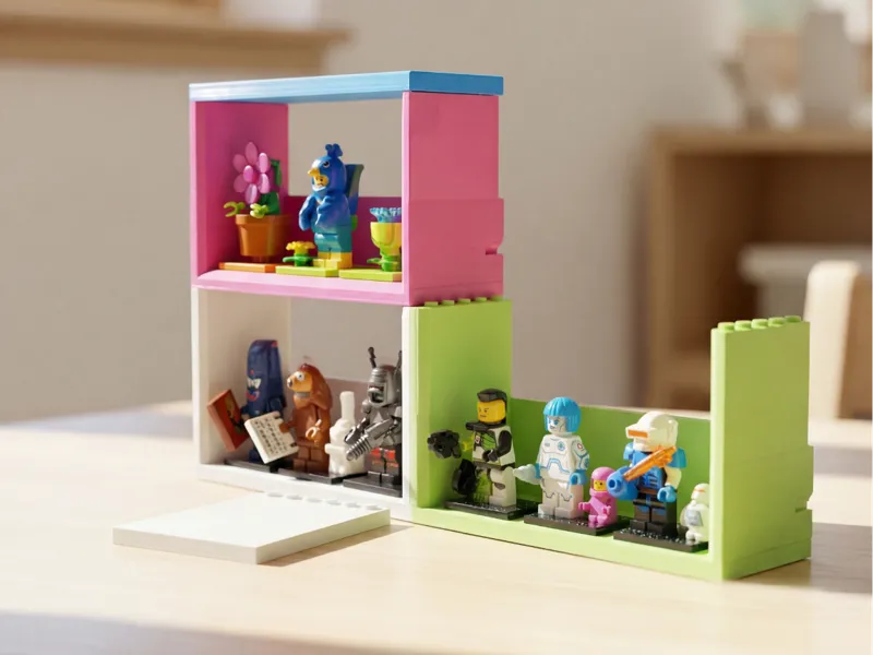 Espositore Modulare per 3 Minifigures
