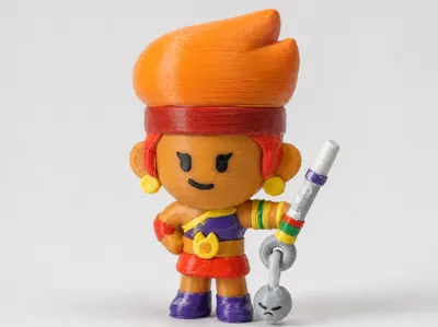 Amber Brawl Stars Figure