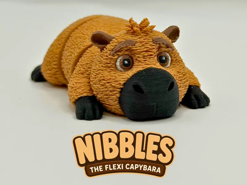 Nibbles the Flexi Capybara