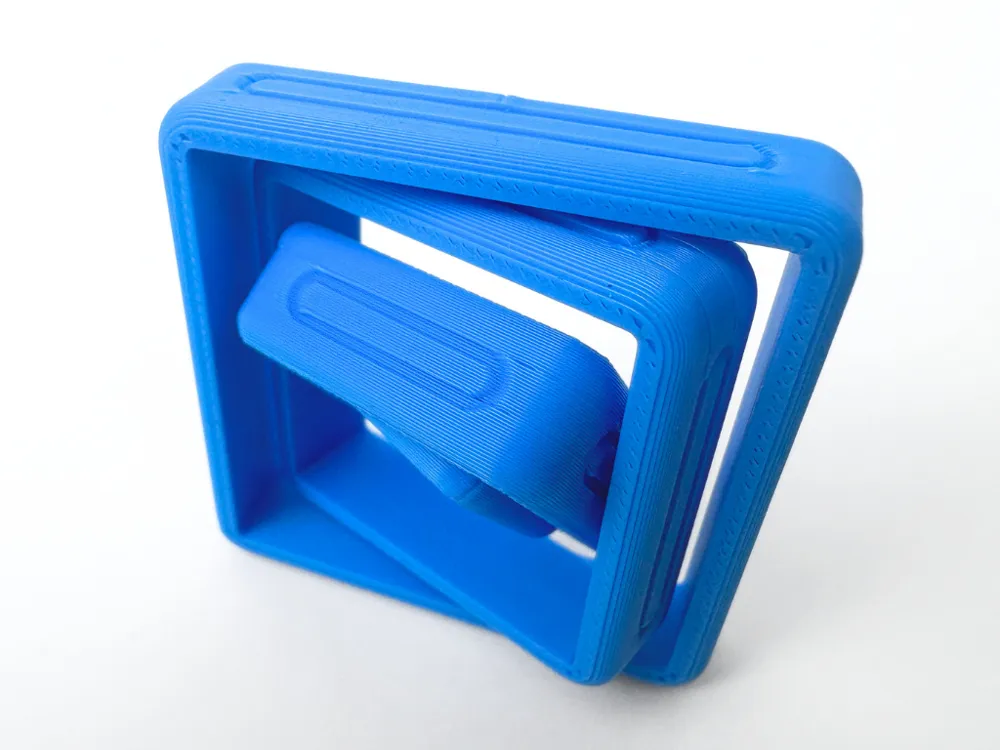 Diferent Rotation Mecanism Square Airloop - Print In Place - Free 3D Print Model - MakerWorld