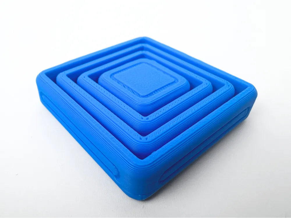 Diferent Rotation Mecanism Square Airloop - Print In Place - Free 3D Print Model - MakerWorld