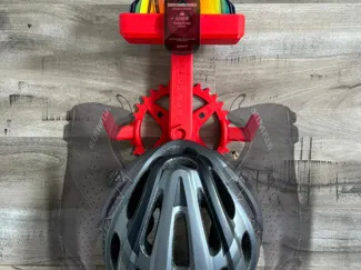 Cycling Gear Organizer Wall-Mounted Helmet, Shoe