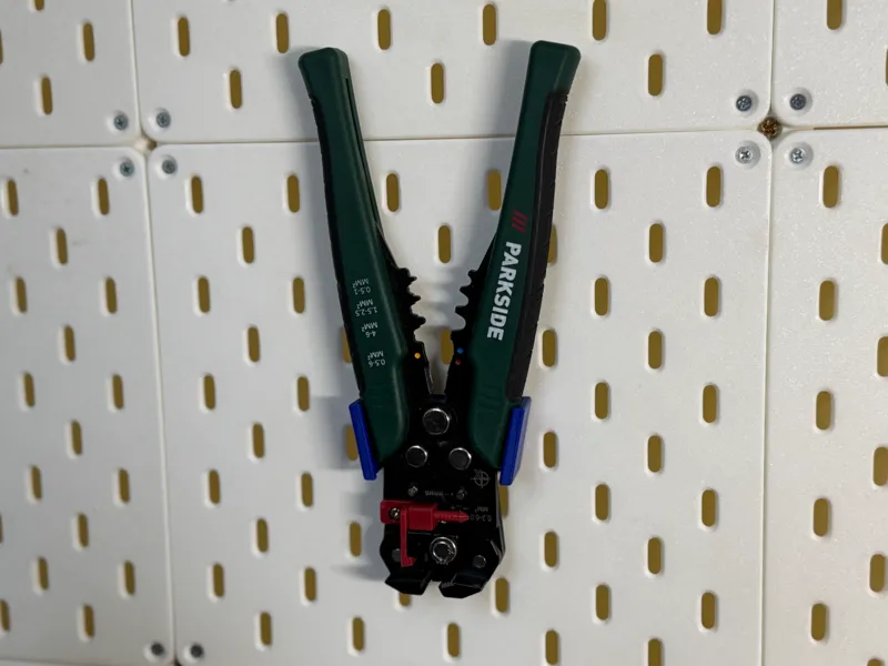 Wire Stripper/Crimper holder for IKEA SKÅDIS