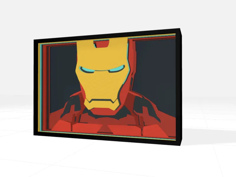 Iron Man Shadow Box