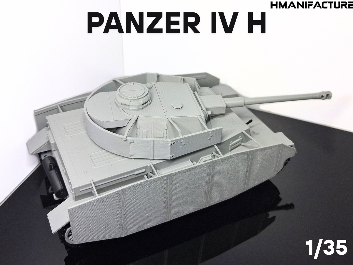 PANZER IV H 1/35 FULLY 3D PRINTABLE MODEL