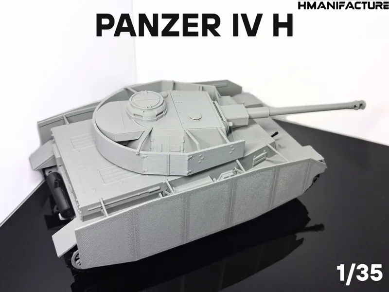 PANZER IV H 1/35 FULLY 3D PRINTABLE MODEL