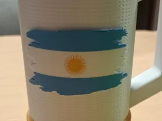 Bandera de argentina para chop