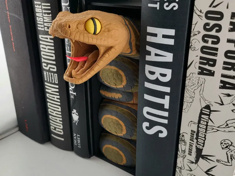 Snake Guardian Book Nook – Shelf Insert (No AMS)