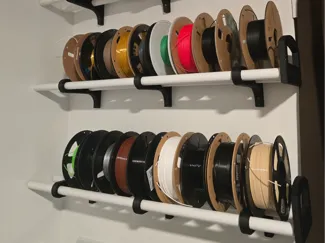 Filament Rack Bracket and Side Wall