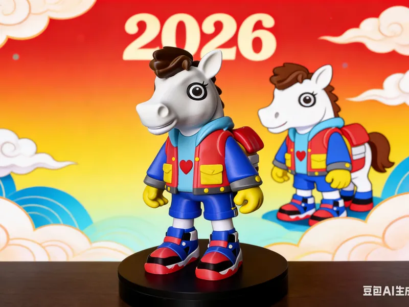 2026马年大吉•《做一匹千里读书马：用知识跑出最远的草原》 白马王子 马年摆件 创意公仔 职场牛马
