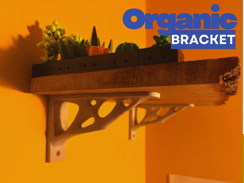 Organic Shelf Bracket – Strong & Lightweight