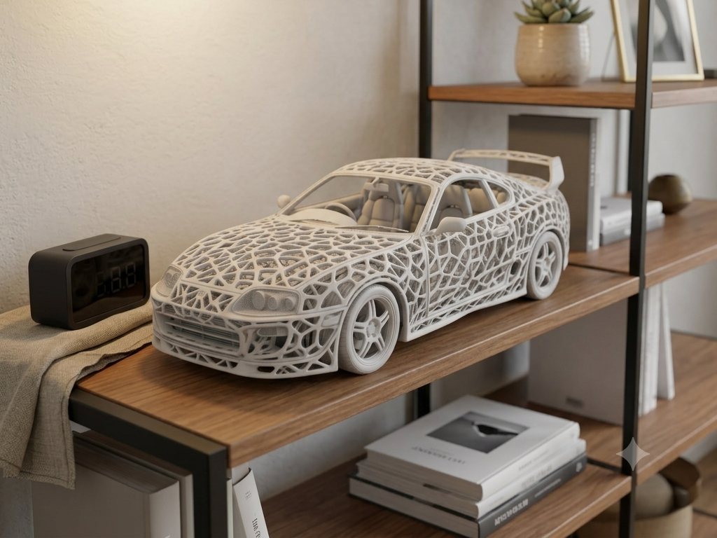 Voronoi Supra 3D Print: Fast & Furious Scale