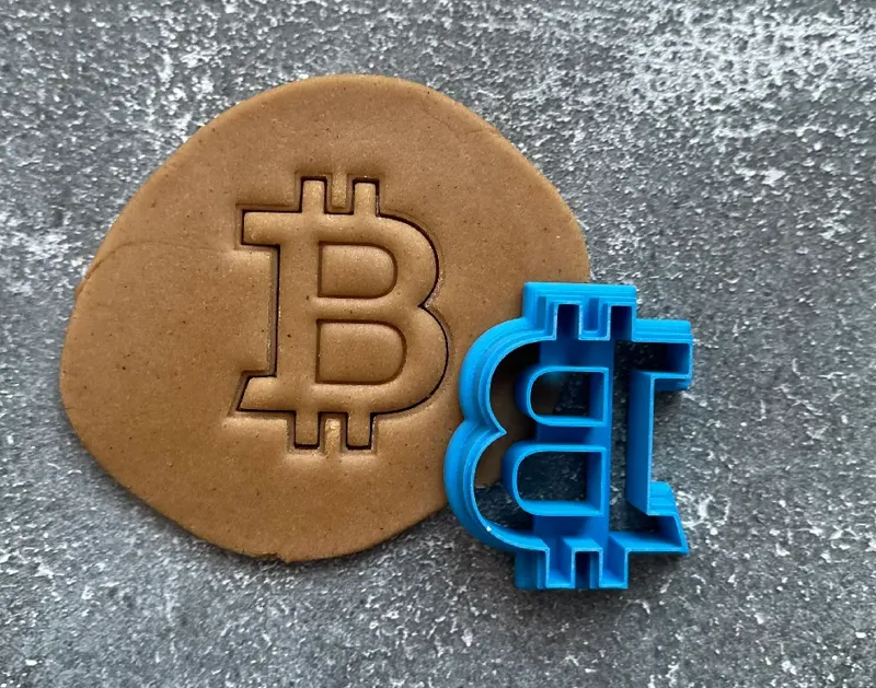 Bitcoin cookies cutter