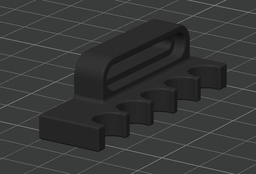 Miniatura 2 do modelo 3D 复合弓二代侧面箭架