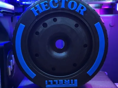 Custom F1 wet tire 