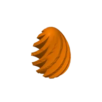 Œuf de Pâques en spirale minimaliste — photo 3