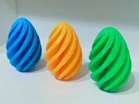 Œuf de Pâques en spirale minimaliste — photo 1