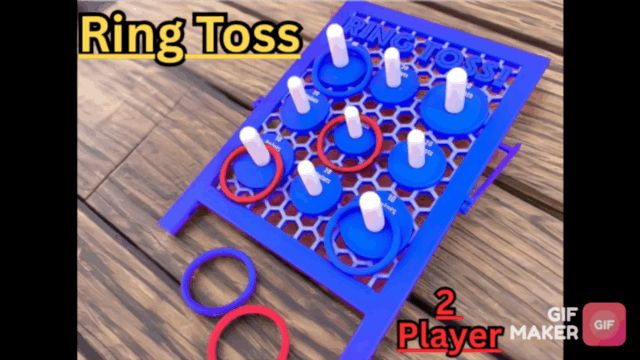 Desktop Ring Toss Arcade Game - 2 Player