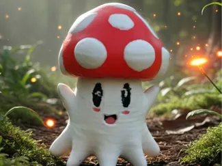 Mini Mushroom Ghost