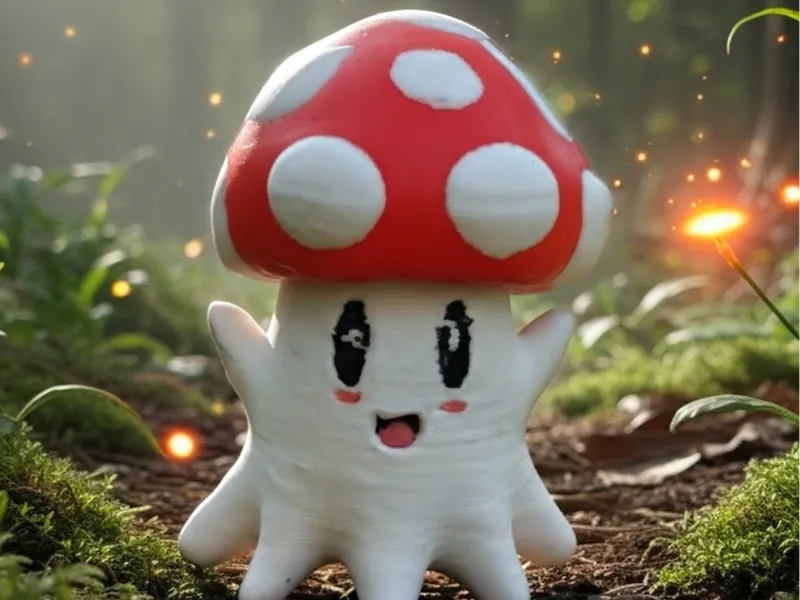 Mini Mushroom Ghost