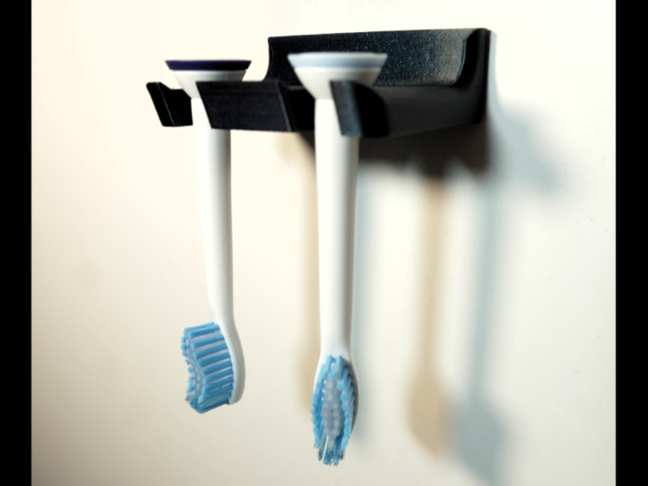 Sonicare Brush Head Holder –Wall Mount for 2 Heads 3D model